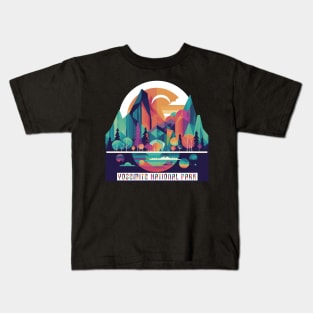 Yosemite National Park Kids T-Shirt